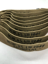 Charger l&#39;image dans la galerie, Original WW2 British Army 37 Pattern Shoulder Strap M.W&amp;S 1944 - Normal
