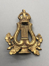 Load image into Gallery viewer, Original WW2 British Army Musicians Cap Badge - Cast variation
