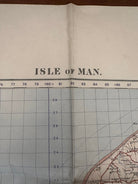 Original WW2 British Army GSGS OS Map of Great Britain - Isle of Man - The Militaria Shop