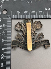 Load image into Gallery viewer, Original WW1 British Army Cap Badge - Denbighshire Hussars Yeomanry Regiment
