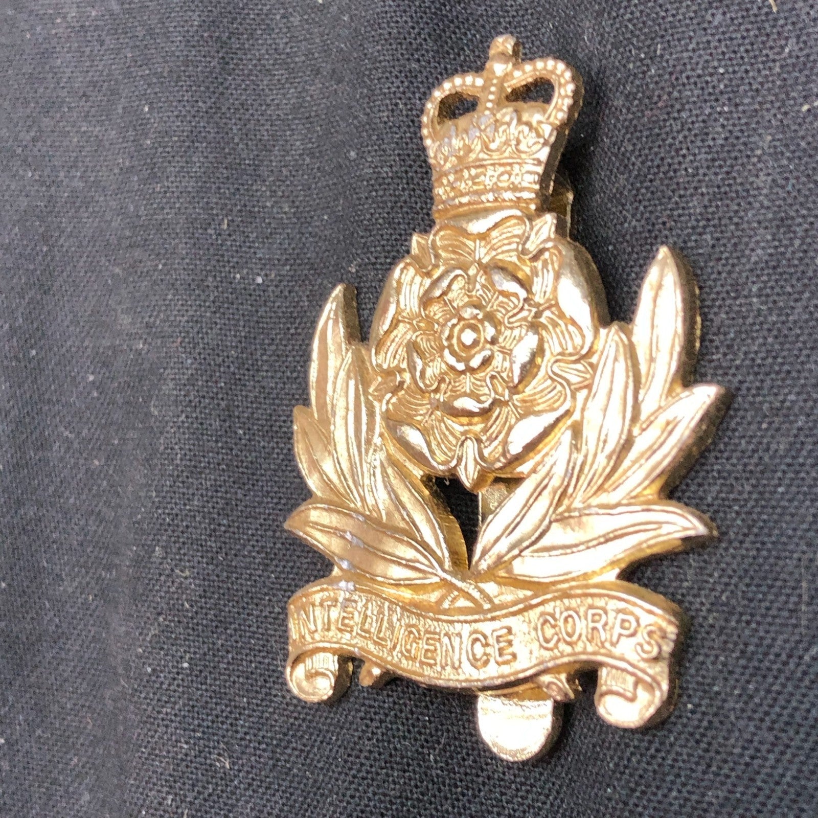 Original British Staybrite Army Cap - Intelligence Corps - The Militaria Shop