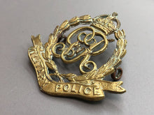 Load image into Gallery viewer, Original WW1 British Army Cap Badge - Military Police George V
