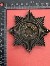 Load image into Gallery viewer, Original British Army Irish Guards Brass Pagri / Cap Badge
