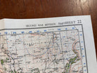 Original WW2 British Army GSGS Os Map of Great Britain - Pickering & Thirsk - The Militaria Shop