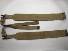 Lade das Bild in den Galerie-Viewer, Original WW2 37 Patternn Webbing British Army L Strap Set - WW2 Dated
