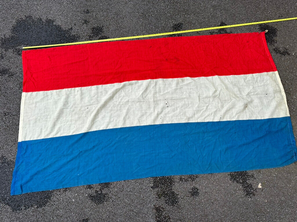 Original WW2 era Dutch Army Netherlands National Flag - 8ft x 5.5ft