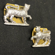 Load image into Gallery viewer, Original British Collar Badge Pair - Gordon Highlanders - The Militaria Shop
