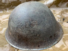 WW2 Mk3 High Rivet Turtle - British / Canadian Army Helmet - Nice Original - The Militaria Shop