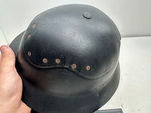 Load image into Gallery viewer, Original WW2 British Home Front Civil Defence Private Purchase Helmet Complete
