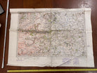 Original WW2 British Army GSGS OS Map of Great Britain - Wrexham & Oswestry - The Militaria Shop