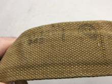 Load image into Gallery viewer, Original Canadian Army WW2 37 Pattern Webbing Shoulder Strap 1943 Dated
