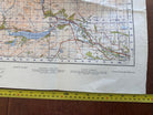 Original WW2 British Army OS Map of Scotland - Lock Katrine & Lock Earn - The Militaria Shop