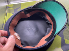 Load image into Gallery viewer, Original British Army Queens Dragoon Guards Peaked Cap - Size 57cm - The Militaria Shop

