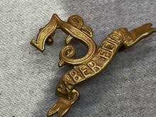 Load image into Gallery viewer, Original British Army Seaforth Highlanders Scottish Regiment Collar Badge
