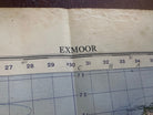 Original WW2 British Army GSGS OS Map of England & Wales - Exmoor - The Militaria Shop