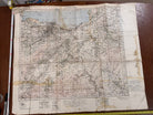 Original WW2 British Army GSGS Map of Scotland - Edinburgh - The Militaria Shop