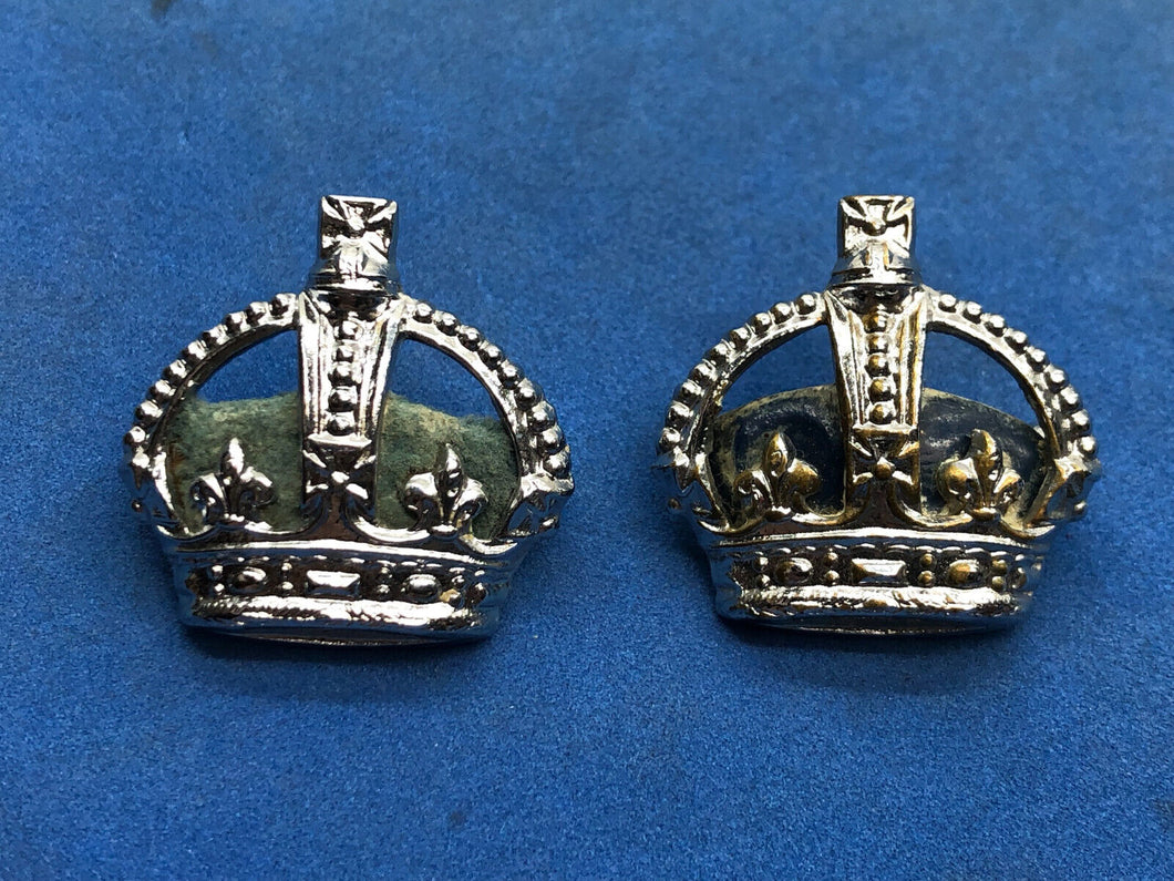 Original WW1 / WW2 British Army Rank Crowns - Kings Crown