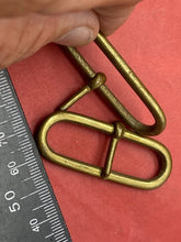 Load image into Gallery viewer, Original WW2 British Army Home Guard Brass Belt Loops &amp; Pins From Leather Belt
