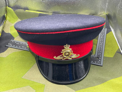 Original British Army Royal Artillery Peaked Cap - Size 56cm - The Militaria Shop