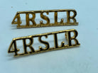 Original 4th Royal Selous Rifle Regiment Shoulder Titles 4RSLR - The Militaria Shop