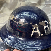 Lade das Bild in den Galerie-Viewer, Original WW2 British Army / Home Front Mk2 Brodie Helmet - ARP Painted
