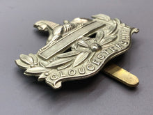 Load image into Gallery viewer, Original WW1 British Army Cap Badge - 4th/5th Territorial Battalion Gloucester
