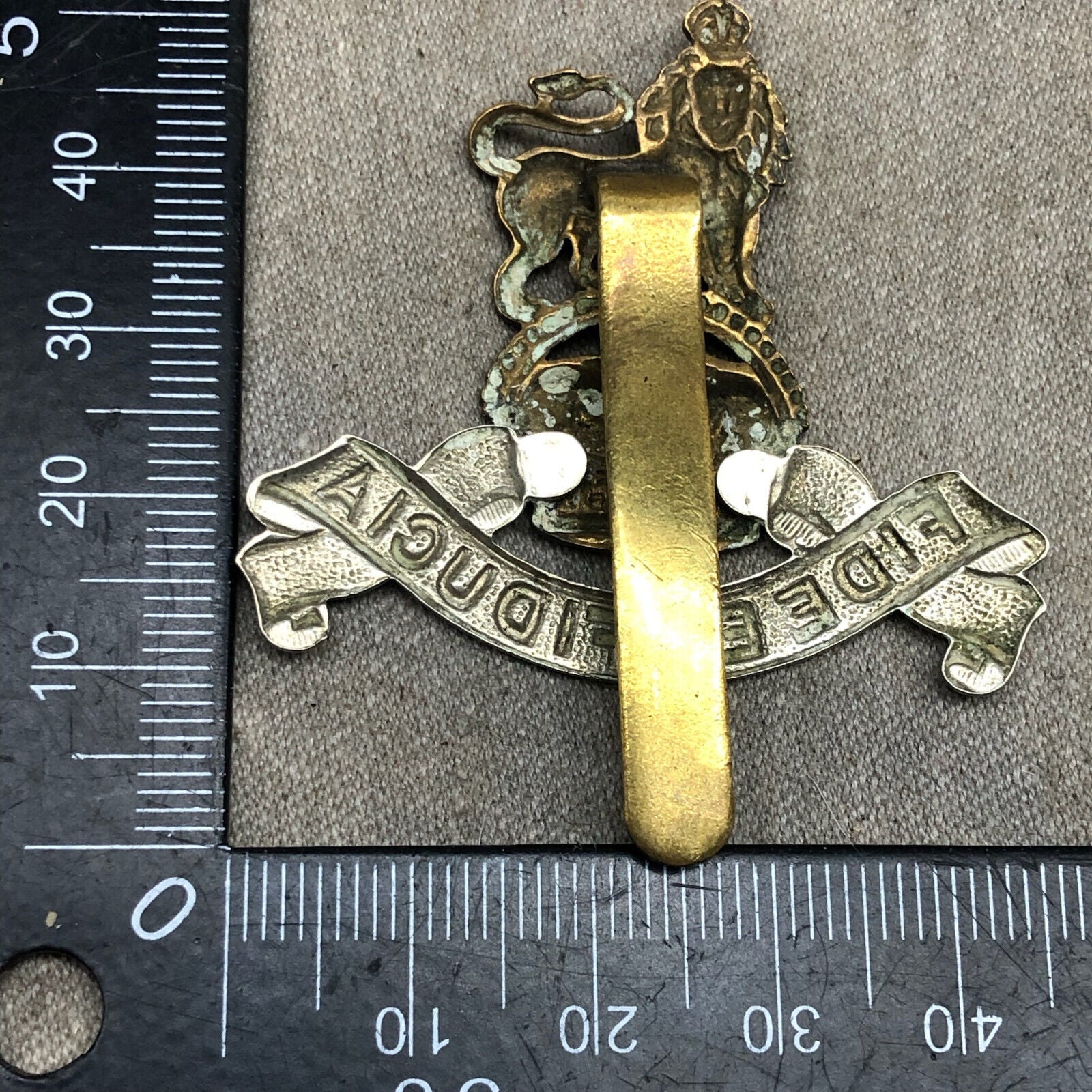 Original WW1 WW2 British Army Royal Army Pay Corps RAPC Cap Badge - The Militaria Shop