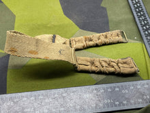 Load image into Gallery viewer, Original WW2 British Army Combat Helmet Elasticated Chinstrap - The Militaria Shop
