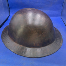 Load image into Gallery viewer, Original British Army WW2 Mk1* Combat Helmet
