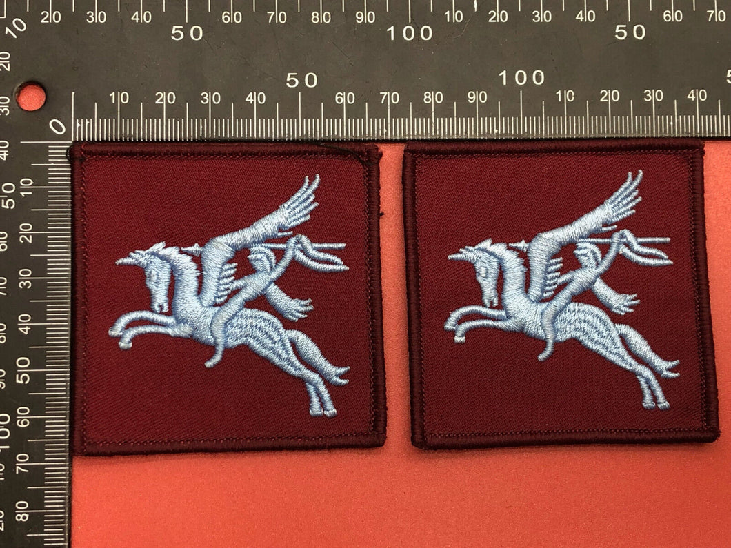 British Army Parachute Regiment Pegasus Badge Pair