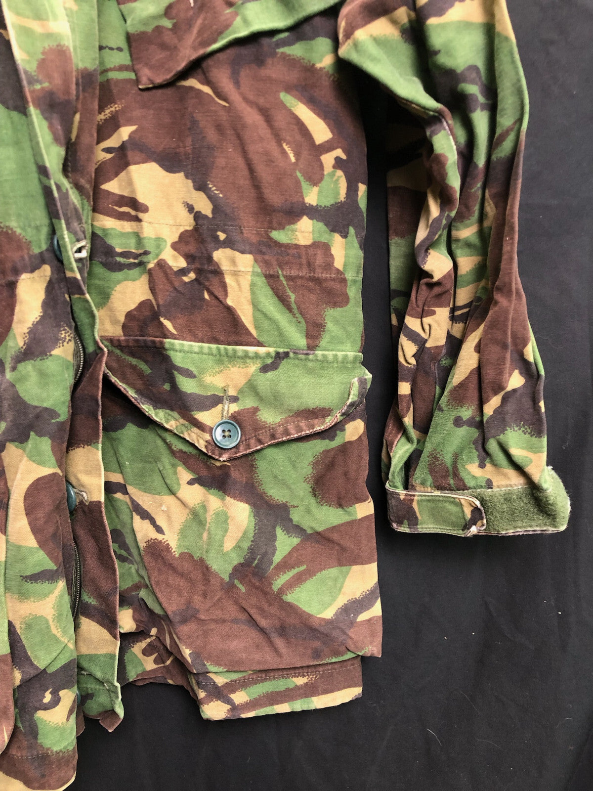 Vintage British Army Surplus Camouflaged Combat DPM Jacket - Size 180/96 - The Militaria Shop