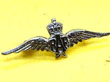 Load image into Gallery viewer, Original WW2 British Royal Air Force RAF Sweetheart Brooch
