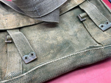 Load image into Gallery viewer, Original WW1 British Army 1908 Pattern Side Bag &amp; Shoulder Strap
