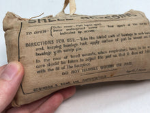 Load image into Gallery viewer, WW2 British Army Shell Dressing War Office Medical Department - Nice Original
