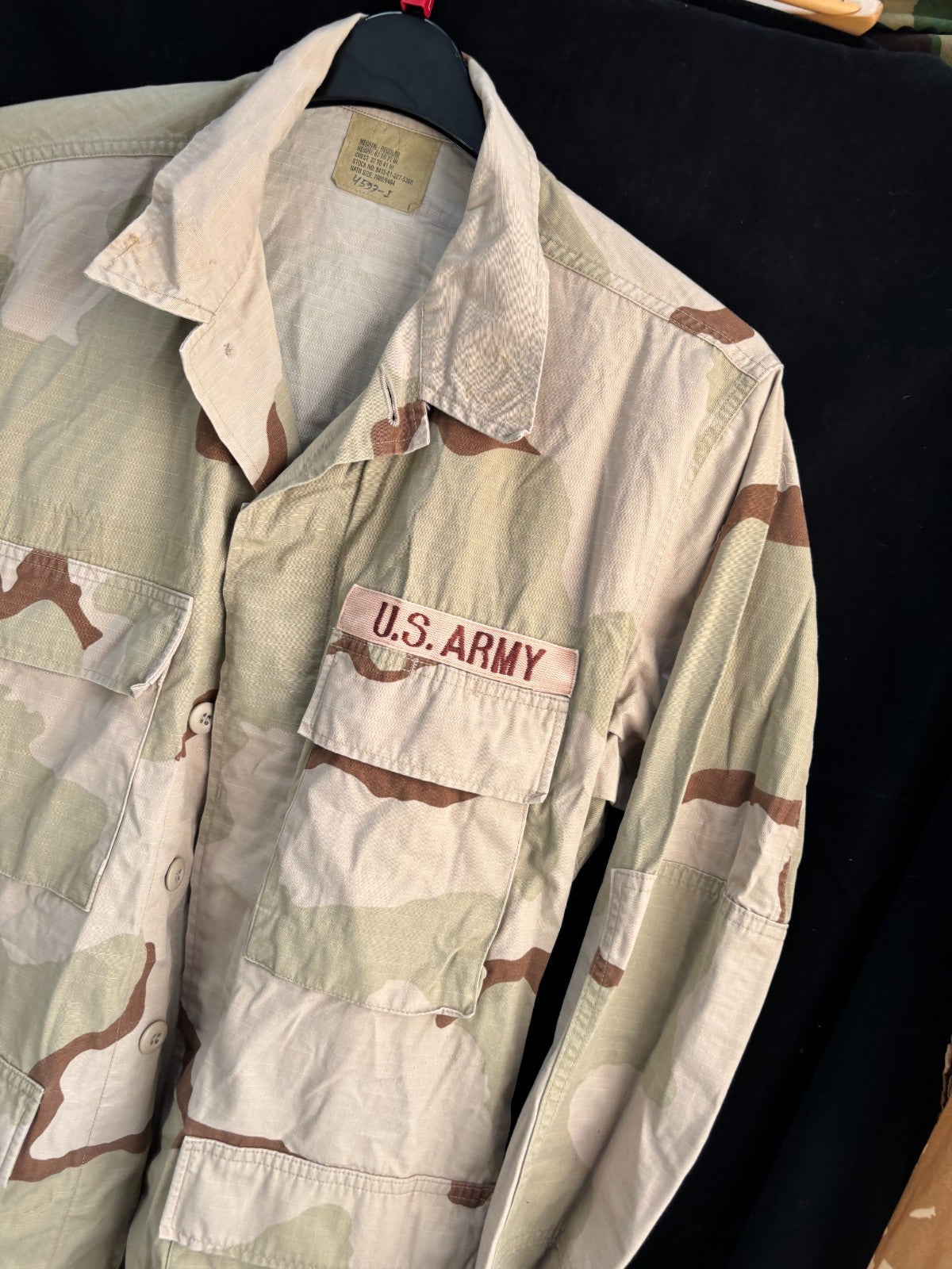 Gulf War US Army DCU Camouflaged Combat Field Coat/Jacket - Medium/Regular - The Militaria Shop