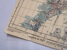 Lade das Bild in den Galerie-Viewer, Original WW2 British Army / RAF Map - North Scotland
