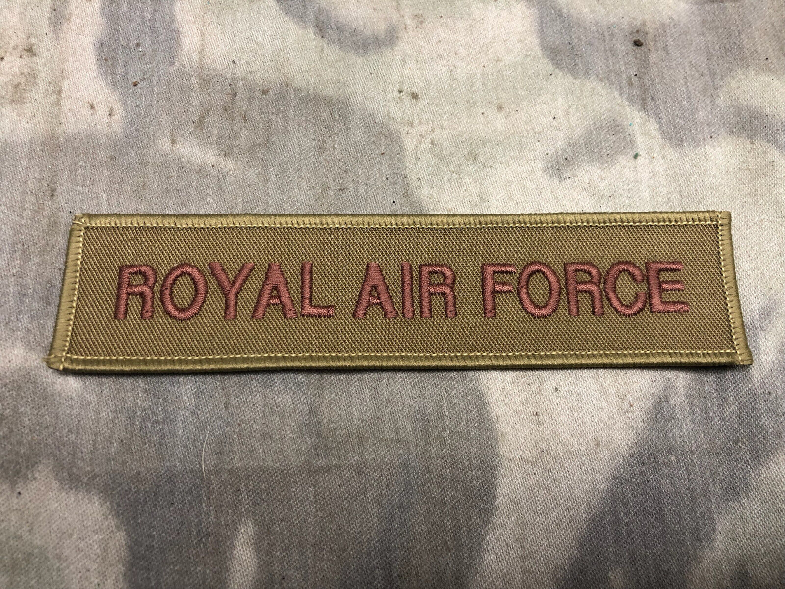 Royal Air Force Issue Subdued Desert Tan Branch Tape RAF Regiment- NEW OLD STOCK - The Militaria Shop