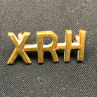Original WW1 British Army Brass Shoulder Title - 10th Royal Hussars Regiment - The Militaria Shop