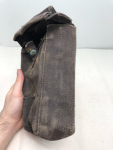 Load image into Gallery viewer, Original WW2 British Army 37 Pattern Bren Pouch - Used Condition
