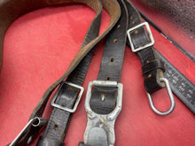 Load image into Gallery viewer, Original Post WW2 German Army Y-Straps in Leather with Metal Fittings
