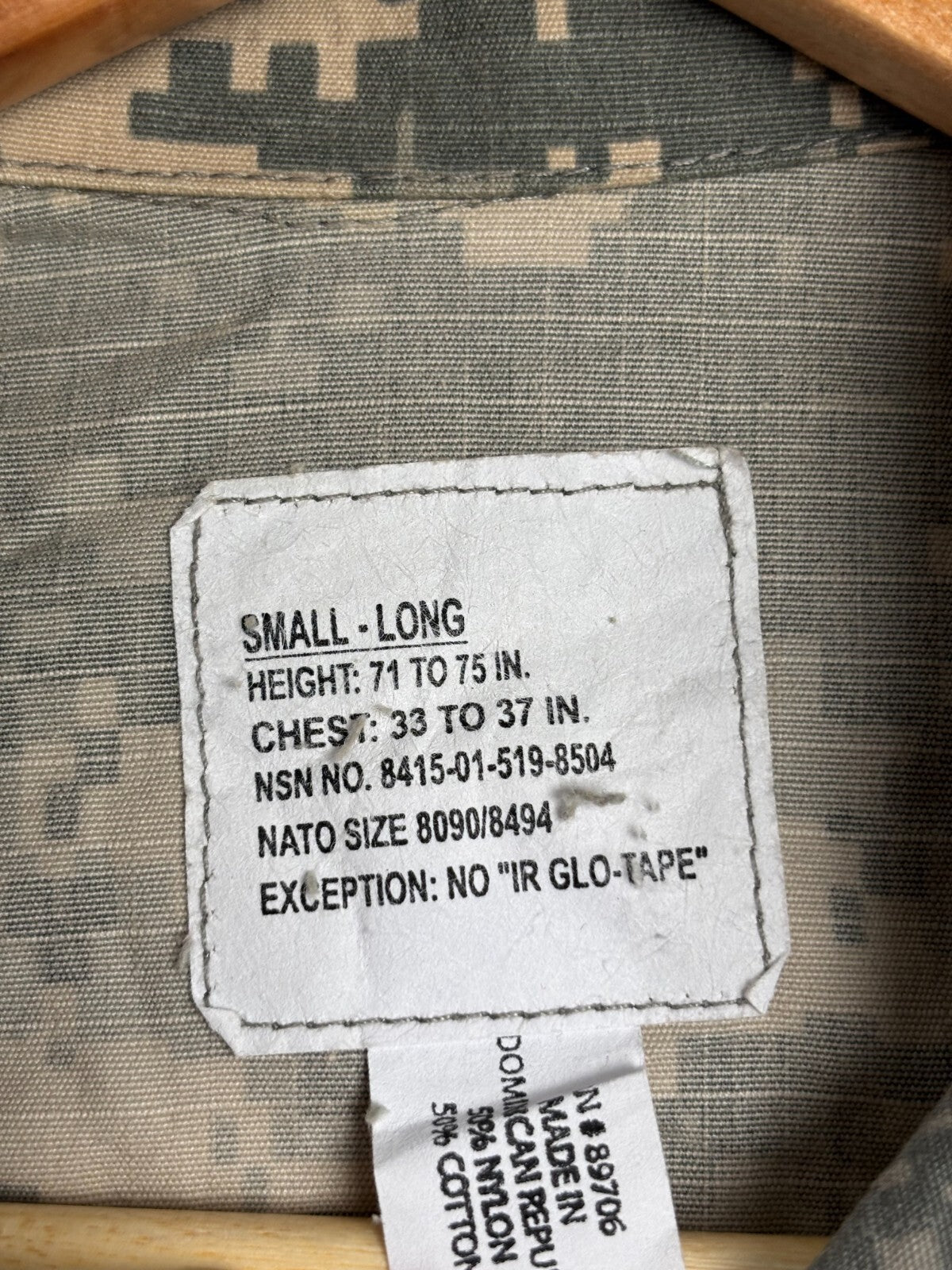 Surplus US Army ACU Combat Uniform Jacket-Small Long - The Militaria Shop