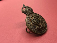 Load image into Gallery viewer, Original WW1 British Army 7th Queen&#39;s Own Hussars Cap Badge
