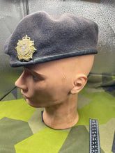Load image into Gallery viewer, Original British Army Logistics Corps Beret with Badge - Size 57cm - The Militaria Shop

