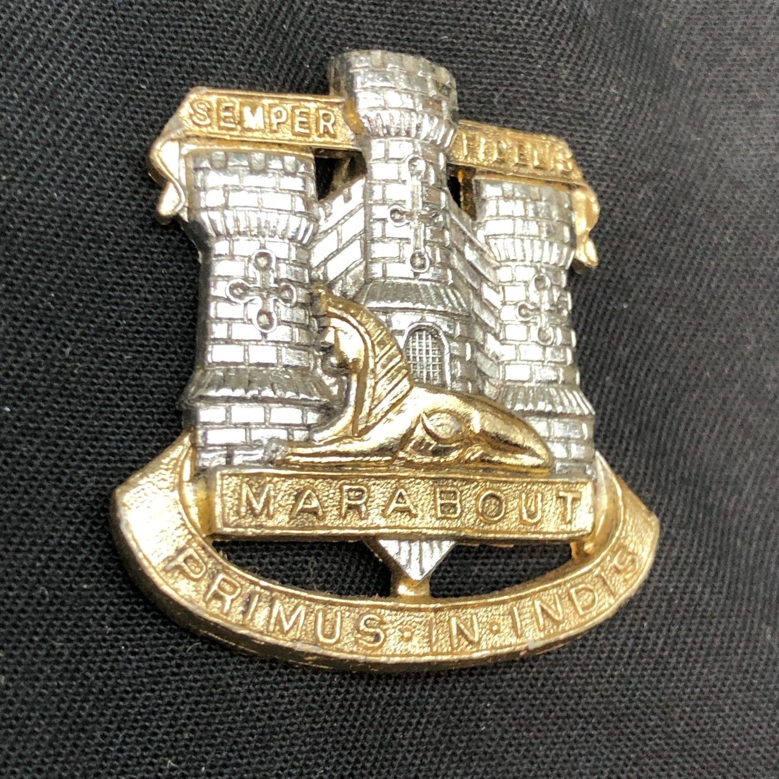 Original British Staybrite Army Cap - Dorset Regiment - The Militaria Shop