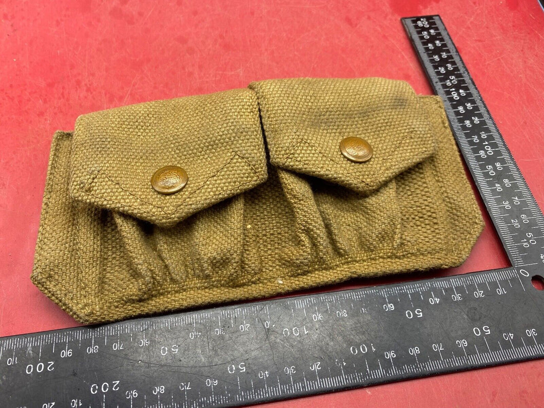 Origiinal British Army 1940 Dated Belt Patrol Pouch - M.E. Co Maker Marked