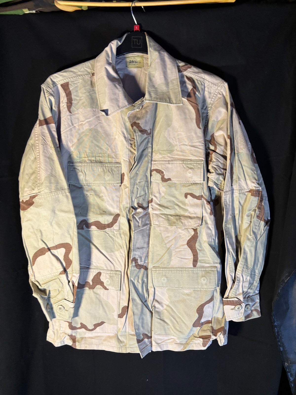 Gulf War US Army DCU Camouflaged Combat Field Coat/Jacket - Medium/Long - The Militaria Shop