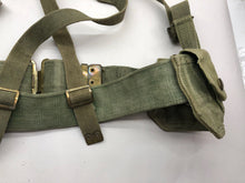 Load image into Gallery viewer, Original British Army WW2 37 Pattern Belt, Pouches &amp; Straps Set - 42&quot; Waist
