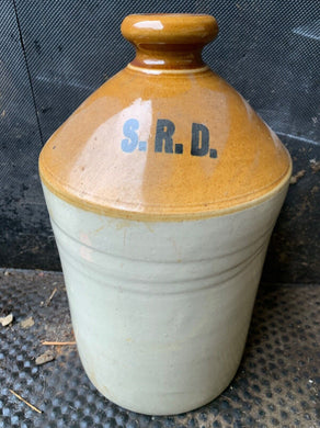 Original WW1 SRD Jar Rum Jar - British Army Issue - 