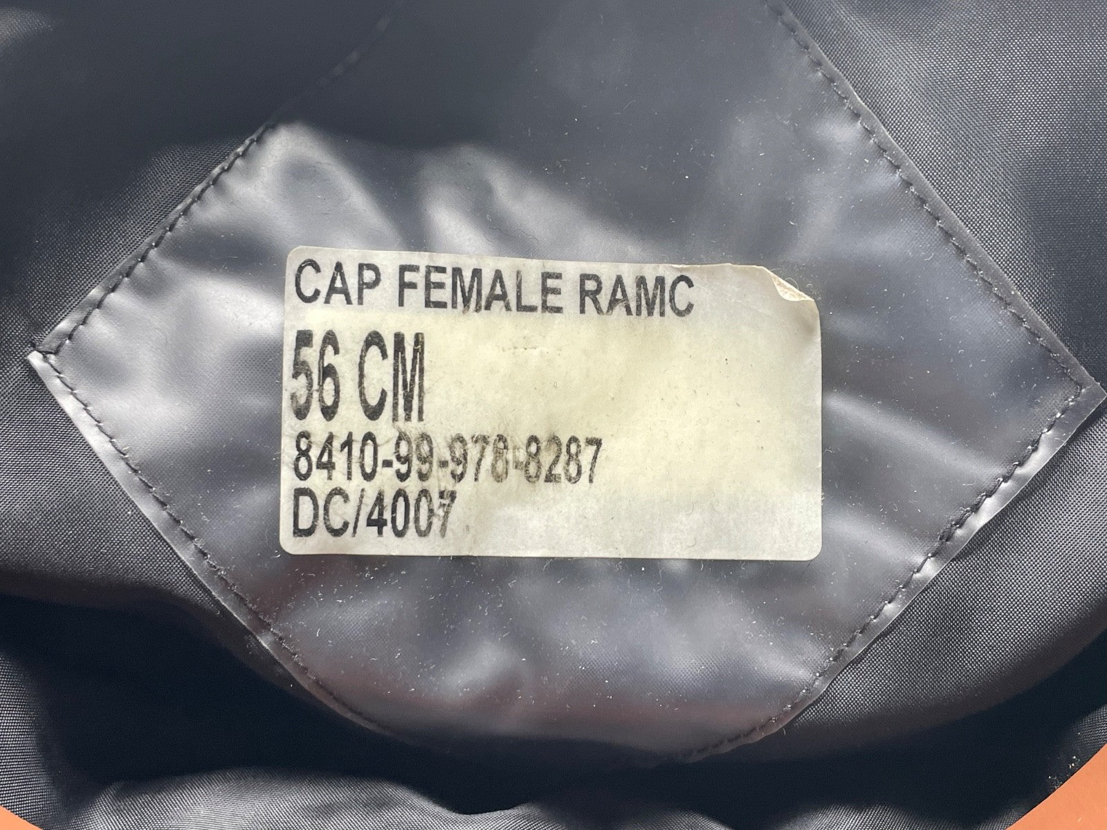 Original British Army Woman's Royal Army Medical Corps Peaked Cap - Size 56cm - The Militaria Shop