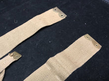 Load image into Gallery viewer, Original WW2 British Army 37 Pattern Khaki L-Straps Webbing - Wartime Dated
